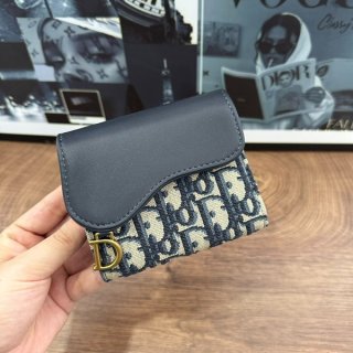 ディオール Saddle Lotus ウォレット 本物 des13198