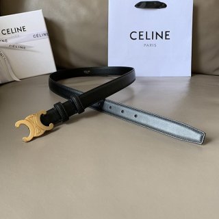 【人気商品】セリーヌ ミディアムトリオンフ ベルト 本物2.4cm Ces97521