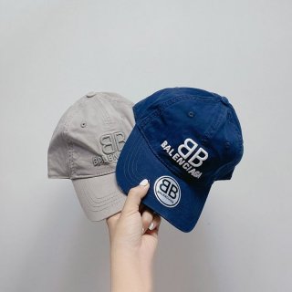 春もの新作バレンシアガ ロゴ刺繍 オーガニックコットンドリル製 キャップ 本物 bam59364