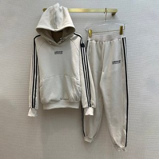 人気No1モンクレール adidas コラボ フーディ パーカー 本物 上下セット mop90970