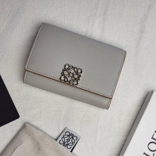 ロエベ アナグラム バーティカル ウォレット 本物スモール loa59294