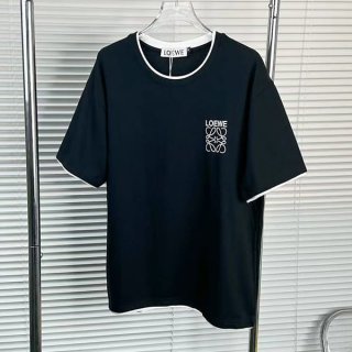 n級 おすすめロエベ コットン アナグラム Tシャツ 本物 lol04461