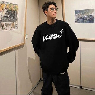 セレブ多数愛用ルイヴィトン クルーネック セーター 本物 vuf49325