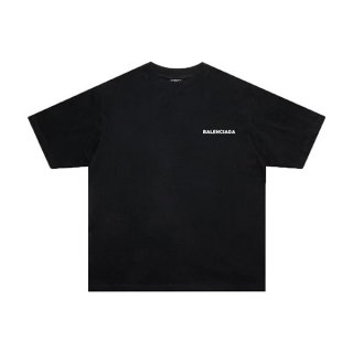 高品質バレンシアガ Tシャツ コピーコットン&ブラック★男女兼用 bap85221 高品質バレンシアガ Tシャツ コピーコットン&ブラック★男女兼用 bap85221