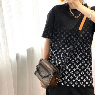 【入手困難★】ルイヴィトン 本物 モノグラムグラデーションTシャツ vuz04721