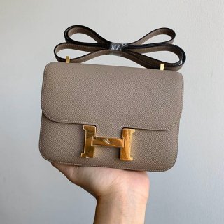 一目惚れエルメス コンスタンス ミニ 本物 ゴールド金具 ern50042