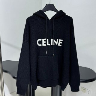 ブティックセリーヌ n級品 リブウール フード付きセーター Cej87408