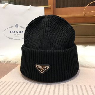 可愛い プラダ ニットキャップビーニー 本物 早い者勝ち puo61183