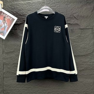 一目惚れロエベ アナグラム エンブロイダリー スウェットシャツ 本物 loc84762