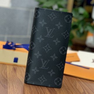 送料込ルイヴィトン モノグラムエクリプス 二つ折り長財布 本物 vue37822