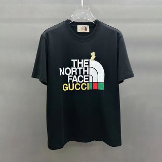 セール新作グッチ x ノースフェイス コピー コラボ 半袖Tシャツ guy30492