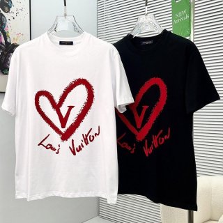 ☆超人気☆ルイヴィトン Tシャツ 本物 コットン 2色 vum10034