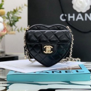 【大人気ハートチェーン】シャネル ネックレス コインパース 本物 shw41060
