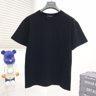 人気No1◆ルイヴィトン◆Tシャツ 本物 トップス 半袖 メンズ レッド vuu57050