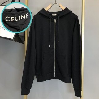 人気No1セリーヌ コットンフリース フード付 スウェットシャツ 本物 Ced24999