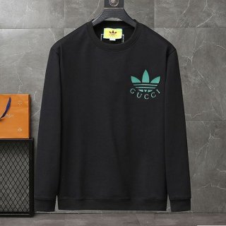 《大人気》グッチ アディダス 本物 コットンジャージー 長袖 Tシャツ gua20731