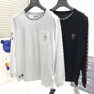 クロムハーツ ホースシュー 長袖Tシャツ 本物 ロンT 2色 Kuy59664