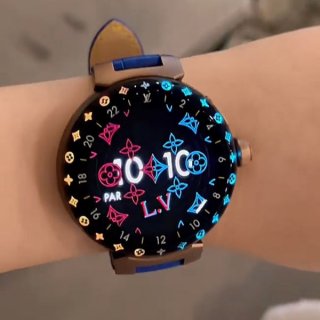 送料込 ルイヴィトン タンブール ホライゾン 本物 ライトアップ vuc93783