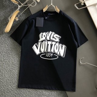 ☆超人気☆ヴィトン グラフィック 半袖 Tシャツ 本物 コットン vun64899