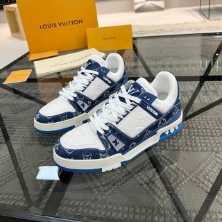 ★日本!!人気！ルイヴィトン LVトレイナーライン スニーカー 本物 1A9JGT