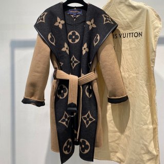 人気No1 今冬活躍☆ルイヴィトン コート 本物 ジャイアントモノグラム 1A8KT4