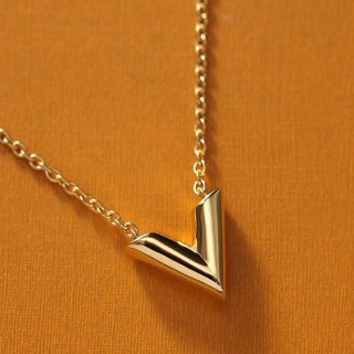 送料込 ルイヴィトン エセンシャル V 本物 ネックレス vun11789