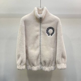 クロムハーツ ジャケット ロゴ ジップアップ 本物 Kuw47396