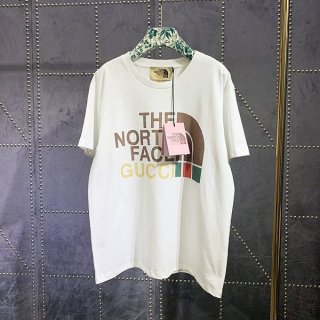 日本未入荷 グッチ ノースフェイス コラボ★スペシャルロゴTシャツ 本物 Noi26522