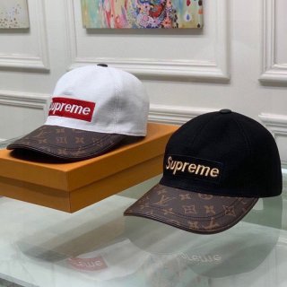 争奪戦シュプリーム ヴィトン キャップ 本物 Perforated Camp Cap navy 2色 vuk83095