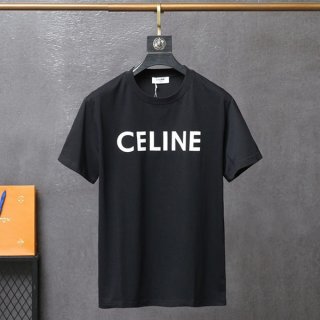 ★超人気★セリーヌ Tシャツ 本物*クルーネック ロゴ*セレブも愛用 Ceu46399
