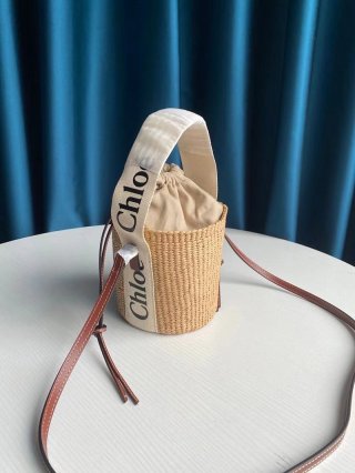 大人気 クロエ woody 本物 かごバッグ スモールカゴバッグ chu16798