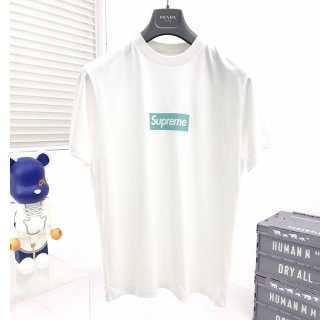 【日本未発売】シュプリーム ティファニー tシャツ 本物 ボックス ロゴ "ホワイト" SUP-FW21-269