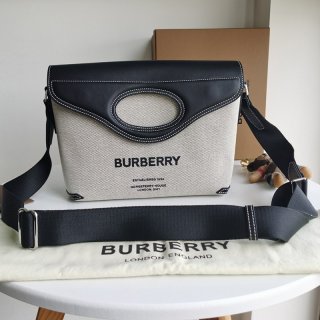 バーバリー ショルダーバッグ 本物 キャンバス＆レザー Bai22561