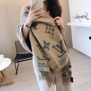 [ルイヴィトン] エシャルプロゴマニア マフラー本物2色 vug57962