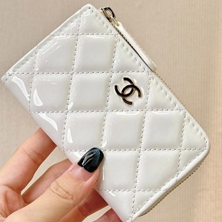 【定番&大人気】シャネル ジップコインパース 折りたたみ財布 本物 shw72378