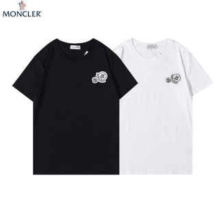 世界中で大人気モンクレール ダブルロゴ入りTシャツ 本物 2色 mok37227