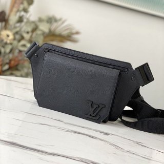 新作ルイヴィトン バムバッグ NV 本物 LV アエログラム ショルダーバッグ M57081