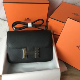 エルメス コンスタンス 3 24 エプソン本物 シルバー金具he26097