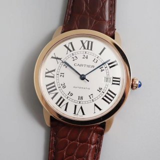 ★日本!!人気！カルティエ 本物 ロンドソロ XL 42 mm kah43373