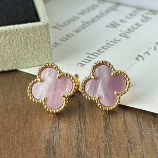★日本!!人気！ヴァンクリーフ＆アーペル スウィート アルハンブラ ピアス 本物 vaz00771