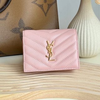激安価格！サンローラン 本物☆YSLロゴオリガミ ミニ財布 Sao30477