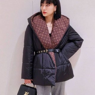 累積売上総額第１位！ルイヴィトンラップコート ダウンジャケット 本物 vuu20284