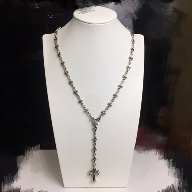 ★関税/送料込★クロムハーツ ネックレス 本物 CHクロスベビーファットチャーム Kuz28994