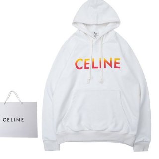 完売必至 セリーヌ★ロゴ フード付きルーズスウェットシャツ 本物 Cel54894