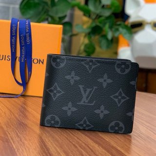 ルイヴィトン 財布 本物 モノグラム エクリプス ミュルティプルウォレット M61695