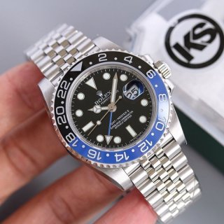 日本未入荷ロレックス GMTマスター2 本物 自動巻き ステンレススチール メンズ ブラック 126710BLNR