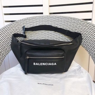 欲しい超限定バレンシアガ エブリデイ ロゴ ベルトバッグ 本物 レザー bap06907