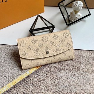 目を惹くカラー ルイヴィトン 長財布 本物 マヒナ ポルトフォイユ ベージュ vuh42800