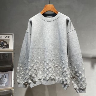 【新作2024AW】ルイヴィトン クルーネック パーカー 本物 モノグラム vui20280