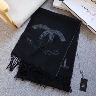 絶対欲しい！★シャネル 本物 カシミヤマフラー ココマーク shi17352